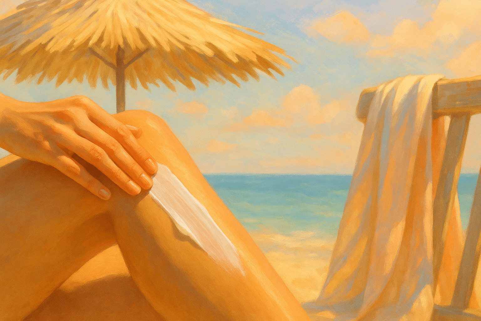 Protection solaire après épilation - Crème solaire SPF pour peau épilée