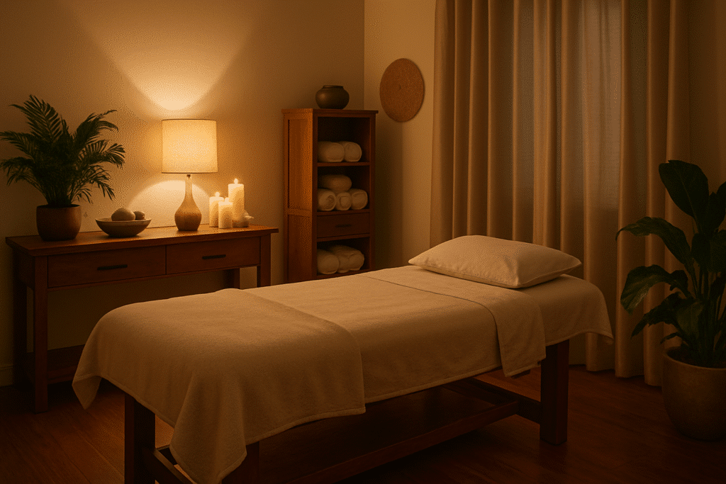 safe massage space