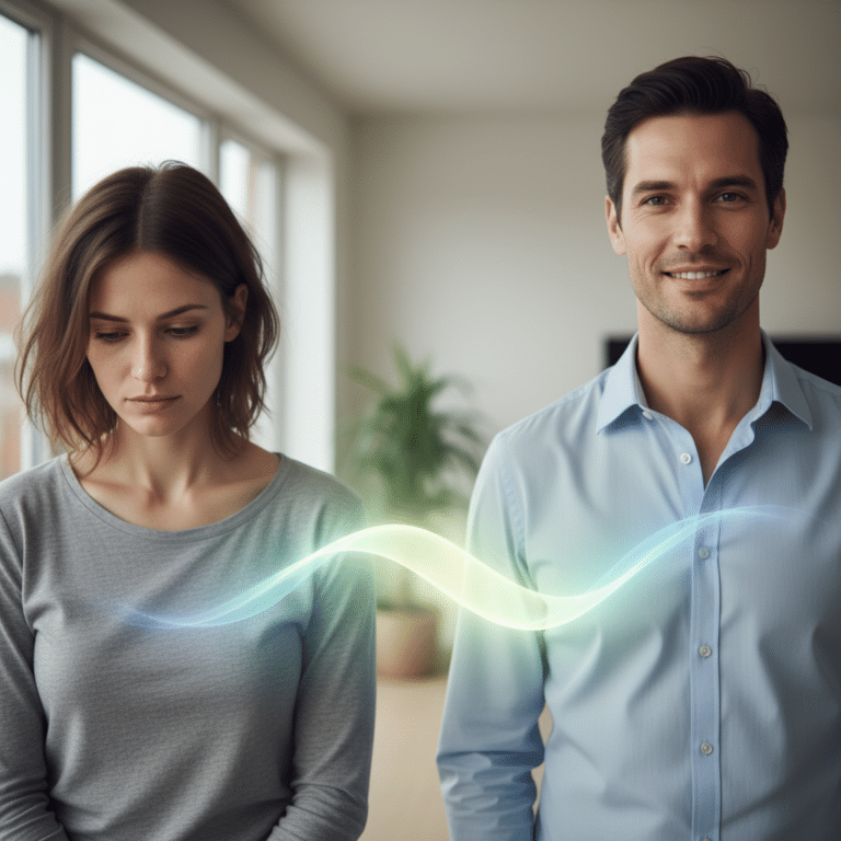 personne fatiguée et énergique