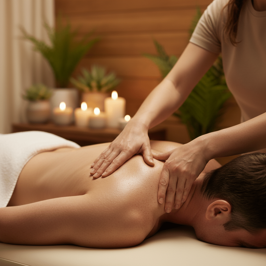 massage du dos