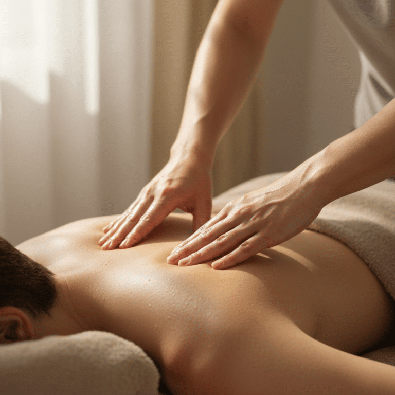 Mains en massage