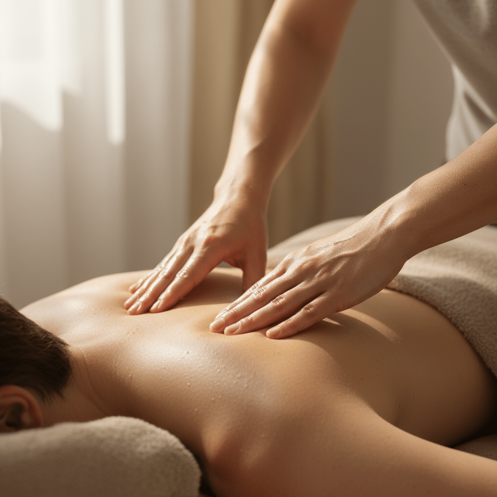 Mains en massage